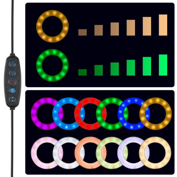 7in RGB Dual Ring Light - Image 8