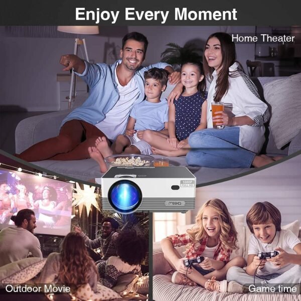 MOOKA Native 1080P WiFi Bluetooth 4K Projectors 8500L Video Movie Theater Home - Image 18