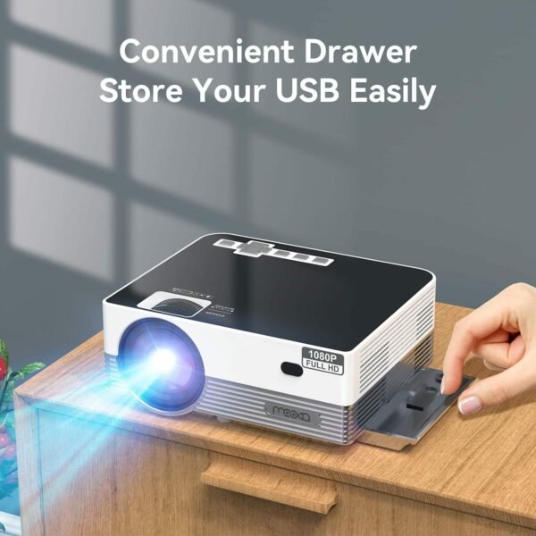 MOOKA Native 1080P WiFi Bluetooth 4K Projectors 8500L Video Movie Theater Home - Image 19