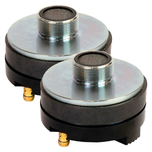 5 Core 2PCS Horn Tweeter Replacement Compression Driver 135W RMS Tweeter 8 Ohm Compact PA Horn Speakers Heavy Duty All Weather Use Audio Horn Speakers 18 T.P.I Tapping - CD 135 2PCS