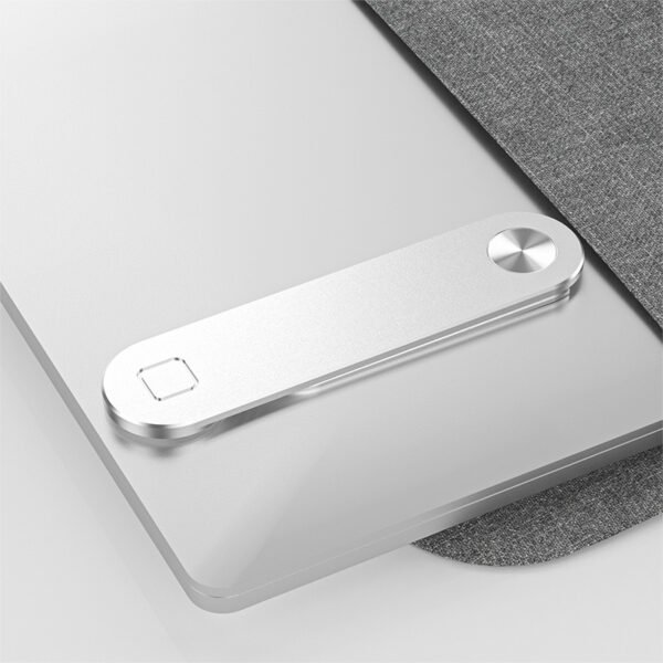 Laptop Phone Holder, Adjustable Laptop Side Mount Clip, Magnetic Laptop Monitor Mount, Computer Laptop Cellphone Stand Foldable Aluminum Expansion Bracket Tablet Clip For Dual Screen - Image 13