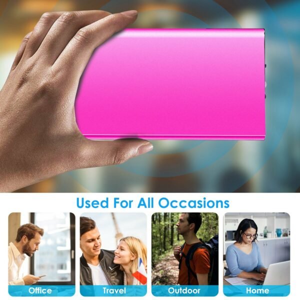 20000mAh Power Bank Ultra-thin External Battery Pack Phone Charger - Image 14