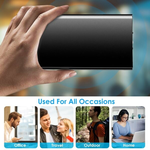 20000mAh Power Bank Ultra-thin External Battery Pack Phone Charger - Image 4
